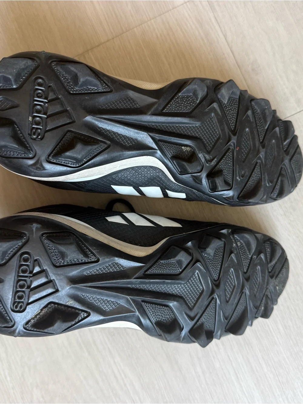 Boys adidas Black and White football cleats - Athletic Shoes